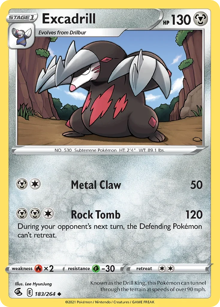 183/264 from Fusion Strike Uncommon Pokemon Card