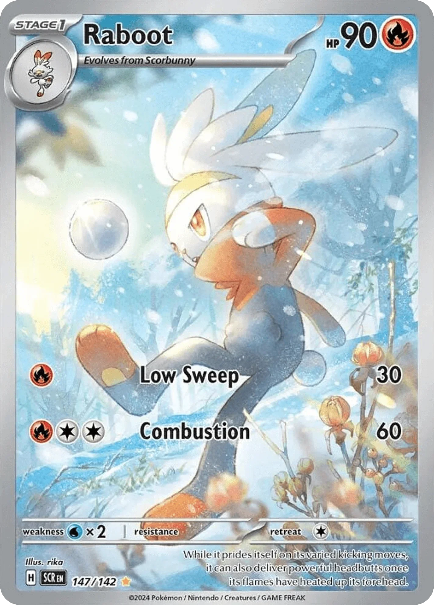147/142 from Stellar Crown Card List Illustration Rare Pokemon Card