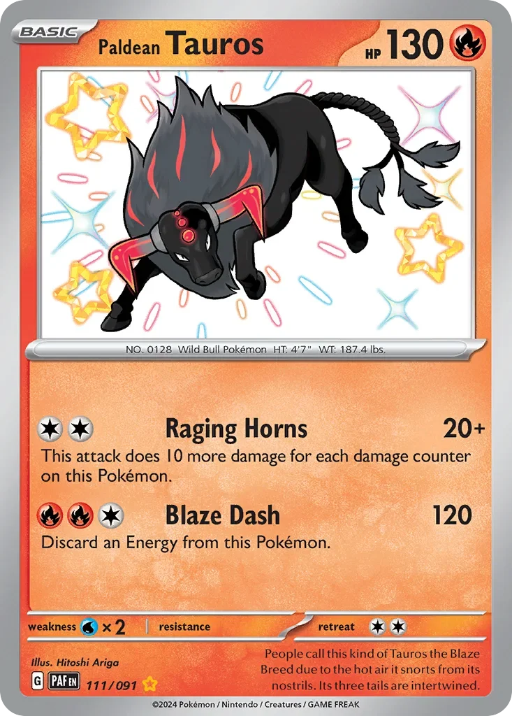 111/091 from Paldean Fates Shiny Rare Pokemon Card