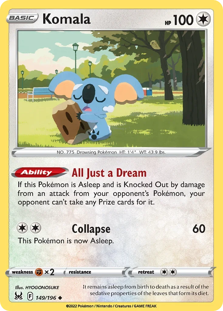149/196 from Lost Origin Uncommon Pokemon Card