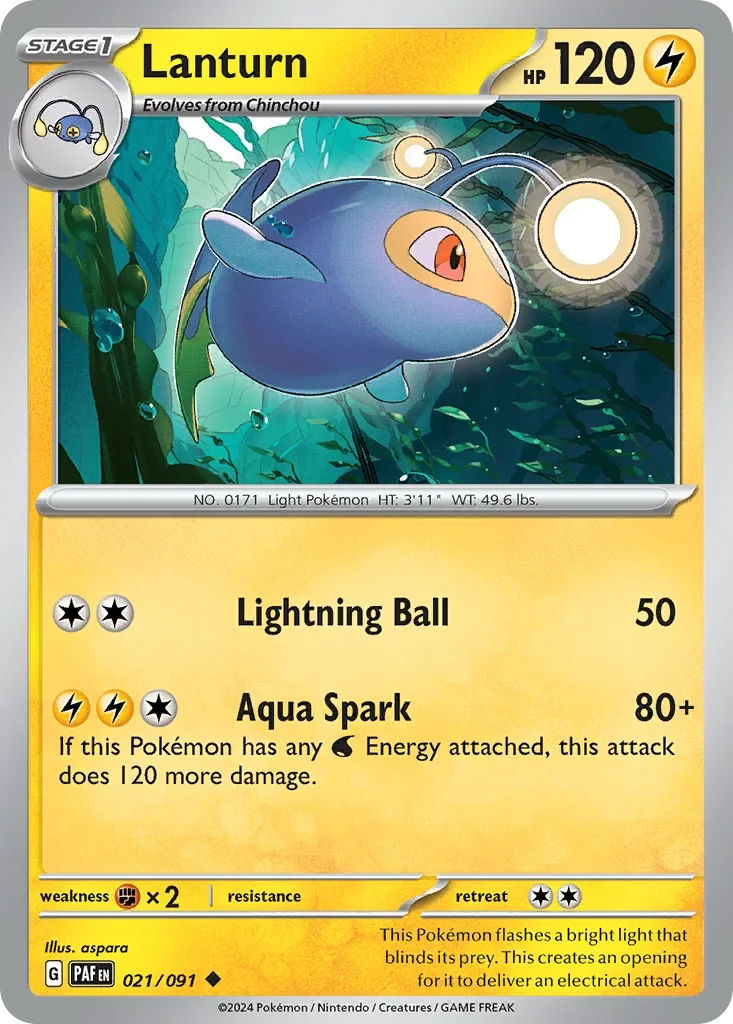 021/091 from Paldean Fates Uncommon Pokemon Card