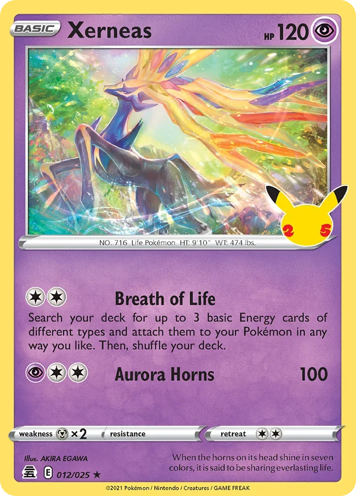 012/025 from Celebrations Holo Rare Pokemon Card
