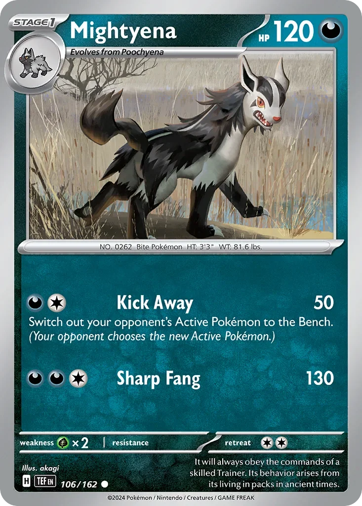 106/162 from Temporal Forces Common Pokemon Card