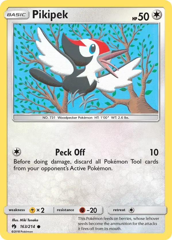 163/214 from Lost Thunder Common Pokemon Card