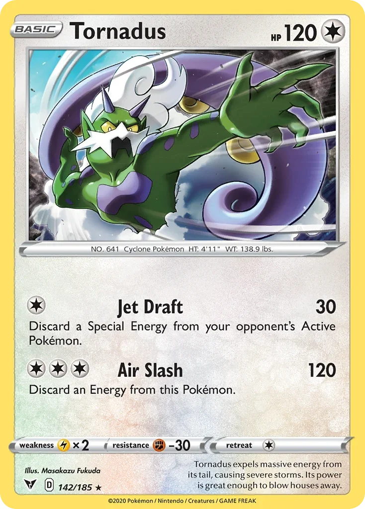 142/185 from Vivid Voltage Holo Rare Pokemon Card