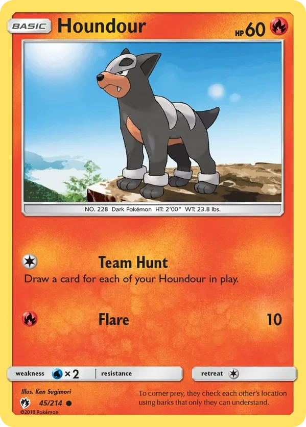 45/214 from Lost Thunder Common Pokemon Card
