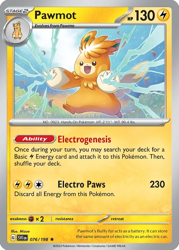 076/198 from Scarlet & Violet Rare Pokemon Card