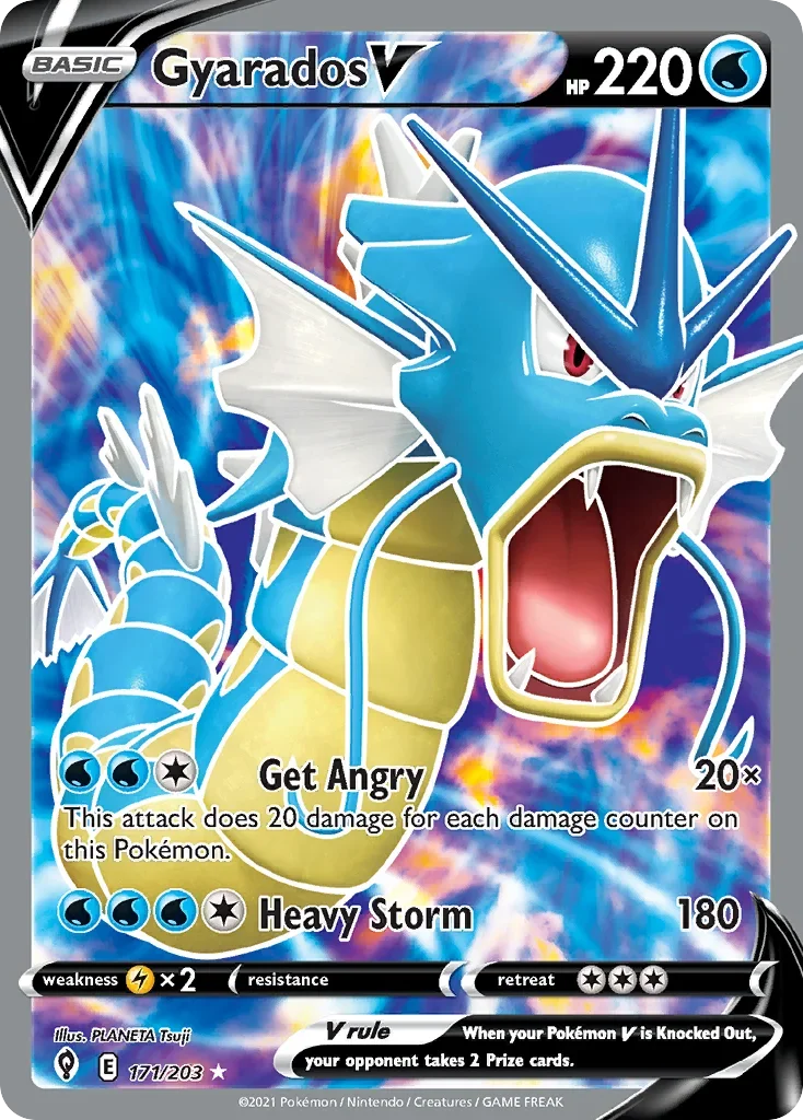 171/203 from Evolving Skies Full Art Pokemon Card