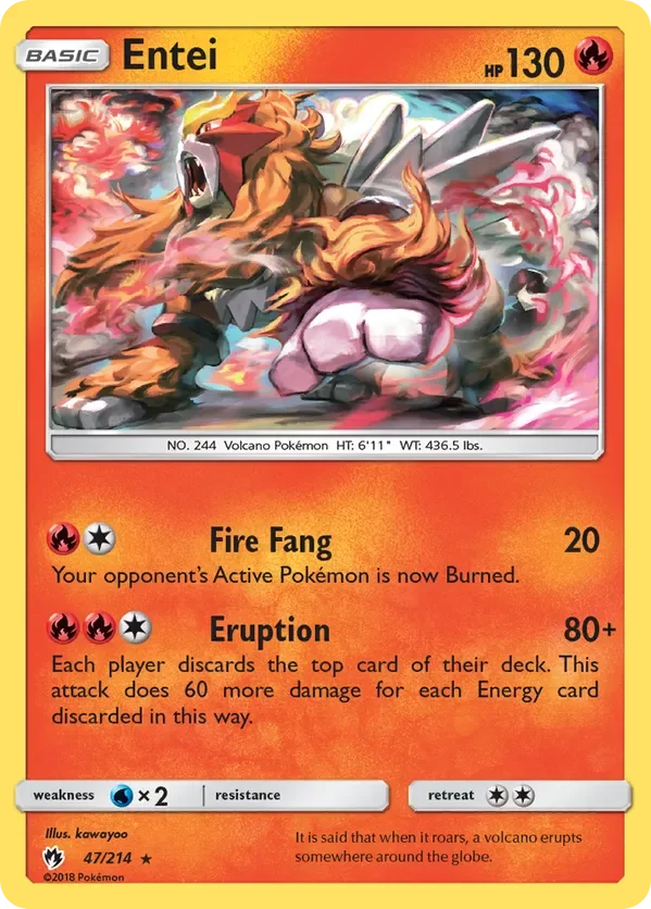 47/214 from Lost Thunder Rare Pokemon Card