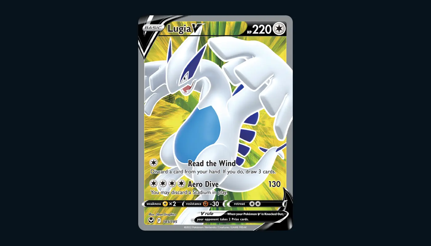 Good photo example — well-lit card on dark surface